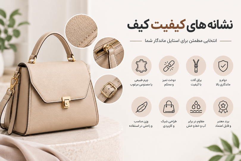 نشانه های کیفیت کیف