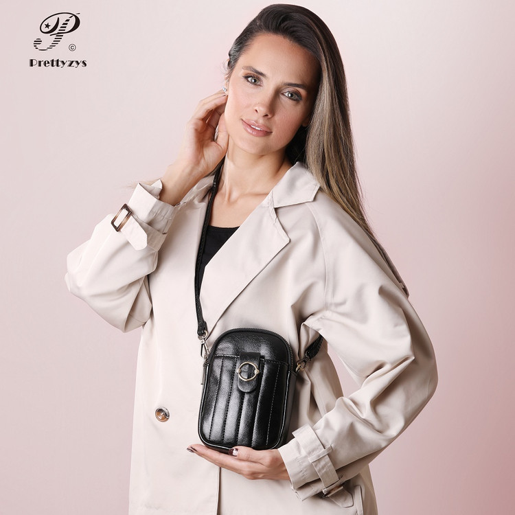 کیف رودوشی زنانه برند پرتیز مشکی مدل PRETTYZYS L130