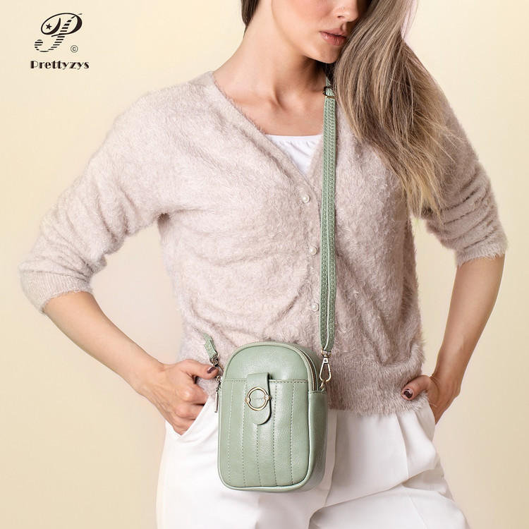 کیف رودوشی زنانه برند پرتیز سبز مدل PRETTYZYS L130