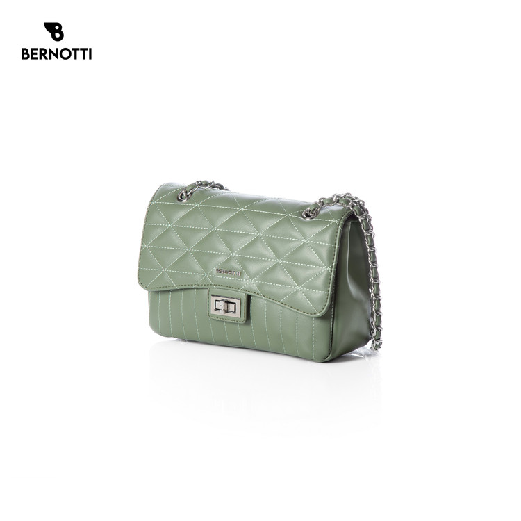 کیف رودوشی برند برنوتی سبز مدل BERNOTTI TB-6700