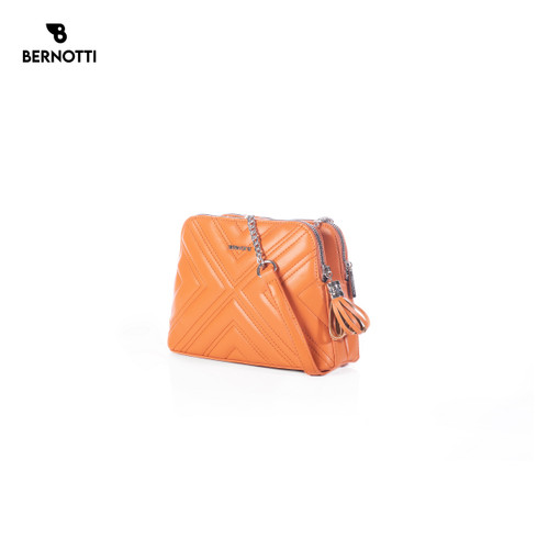 کیف رودوشی برند برنوتی نارنجی مدل BERNOTTI TB-6706