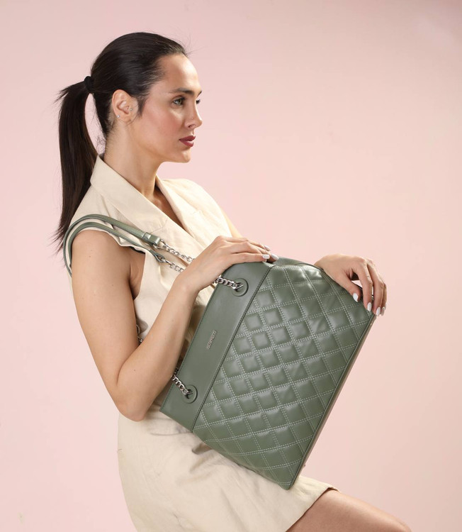 عکس کیف دستی/رودوشی برند برنوتی سبز مدل BERNOTTI TB-6414