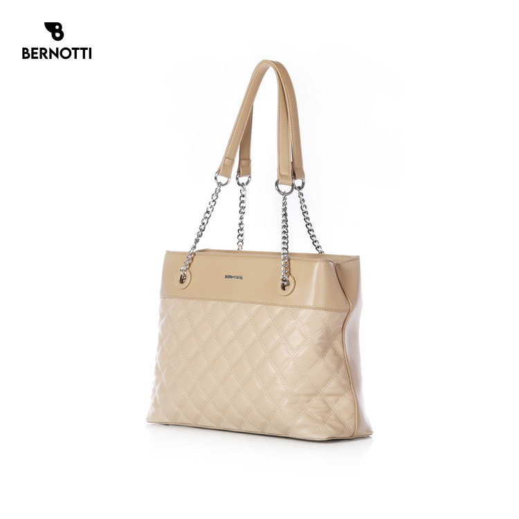 کیف دستی/رودوشی برند برنوتی کرم مدل BERNOTTI TB-6414
