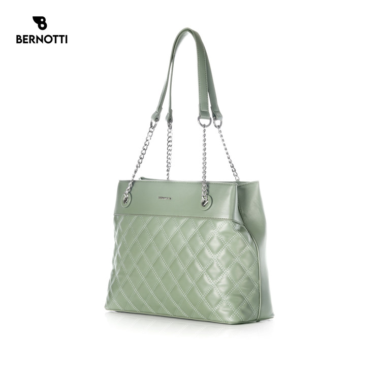 کیف دستی/رودوشی برند برنوتی سبز مدل BERNOTTI TB-6414