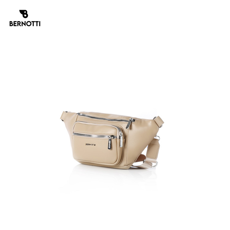 کیف کمری برند برنوتی کرم مدل BERNOTTI TB-6416