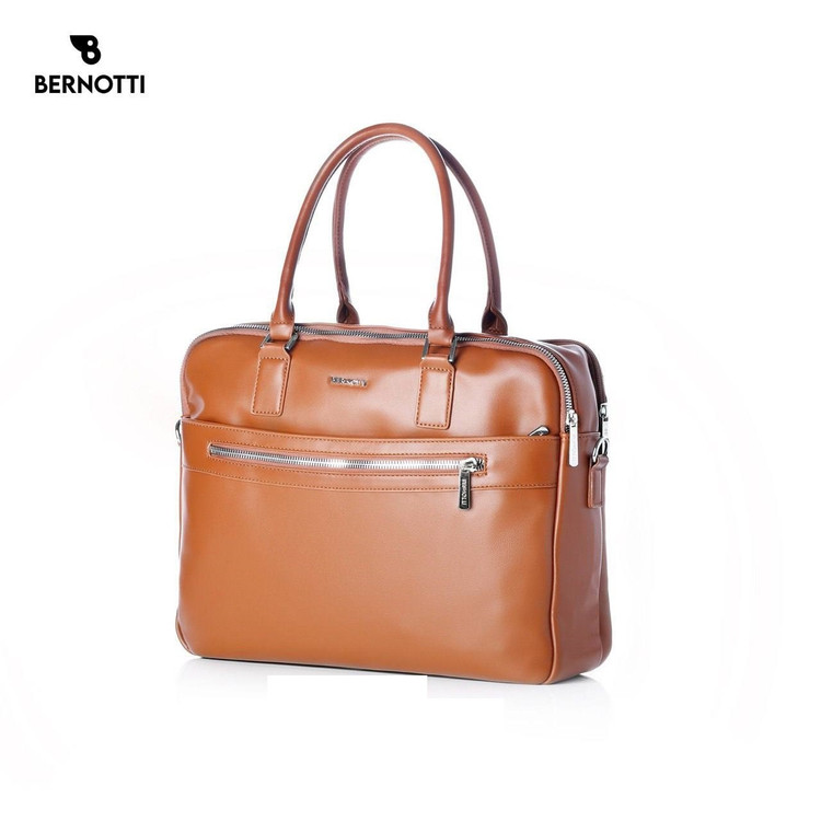 کیف اداری برند برنوتی قهوه ای مدل BERNOTTI TB-6422