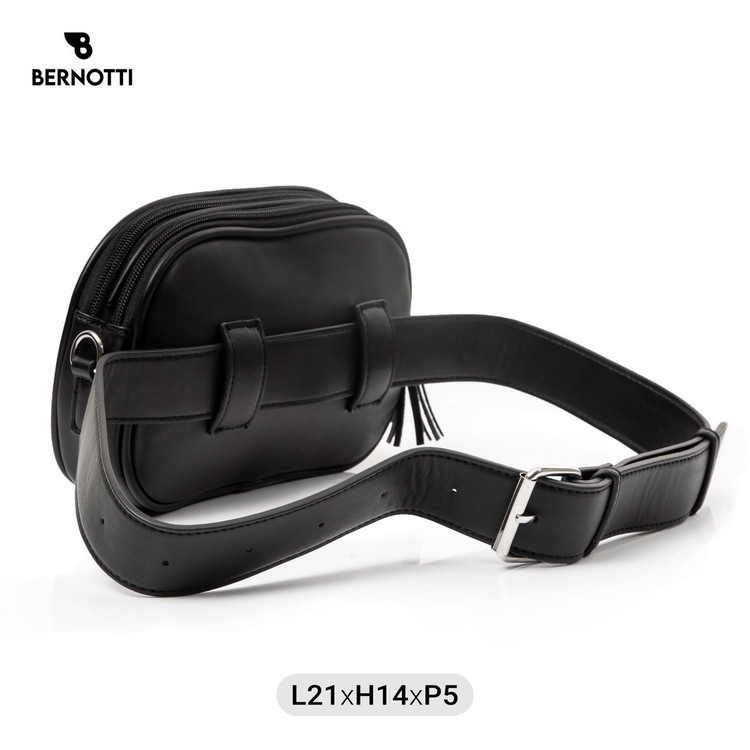 کیف کمری برند برنوتی مشکی مدل BERNOTTI TB-6716