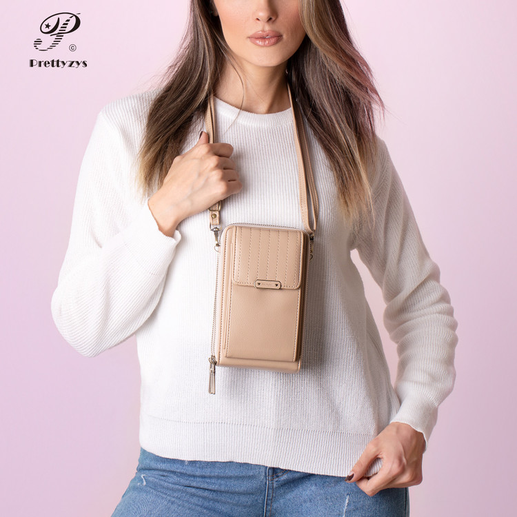 عکس کیف رودوشی زنانه پرتیز کرم مدل PRETTYZYS L142