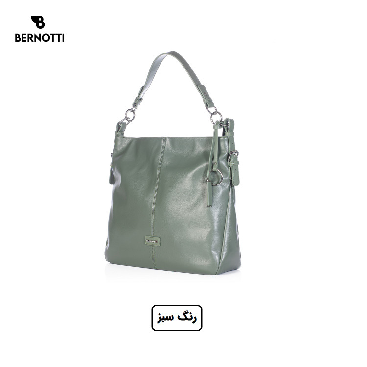کیف رودوشی برند برنوتی سبز مدل BERNOTTI TB-7132
