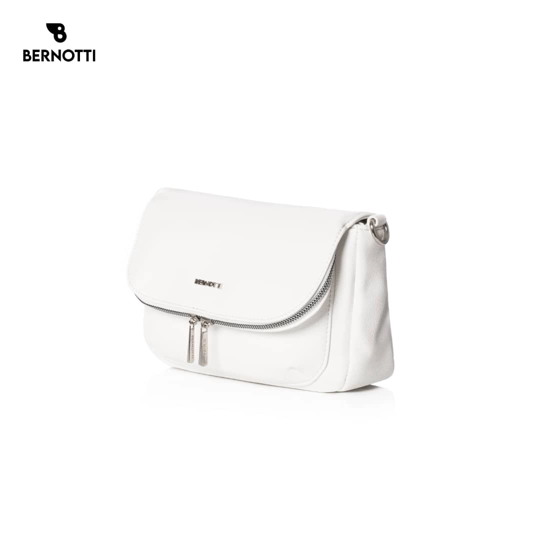 کیف رودوشی برند برنوتی سفید 2مدل BERNOTTI TB-7106