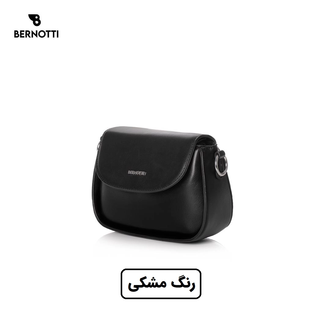 کیف رودوشی برند برنوتی مشکی مدل BERNOTTI TB-7108