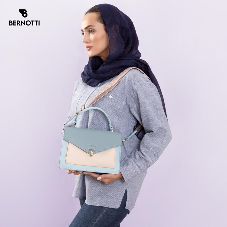 عکس کیف دستی/رودوشی برند برنوتی ابی مدل BERNOTTI TB-7118