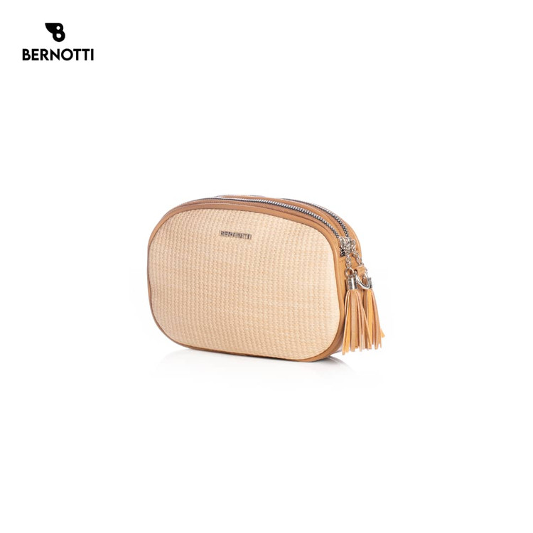 کیف رودوشی/کمری برند برنوتی قهوه ای مدل BERNOTTI TB-7130