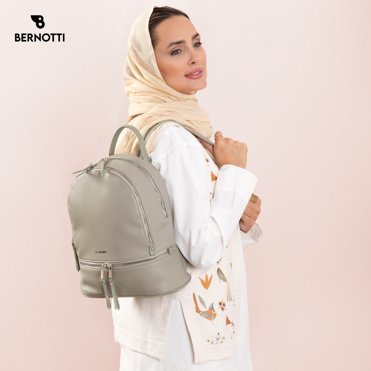 عکس کوله پشتی برند برنوتی سبز مدل BERNOTTI TB-7134