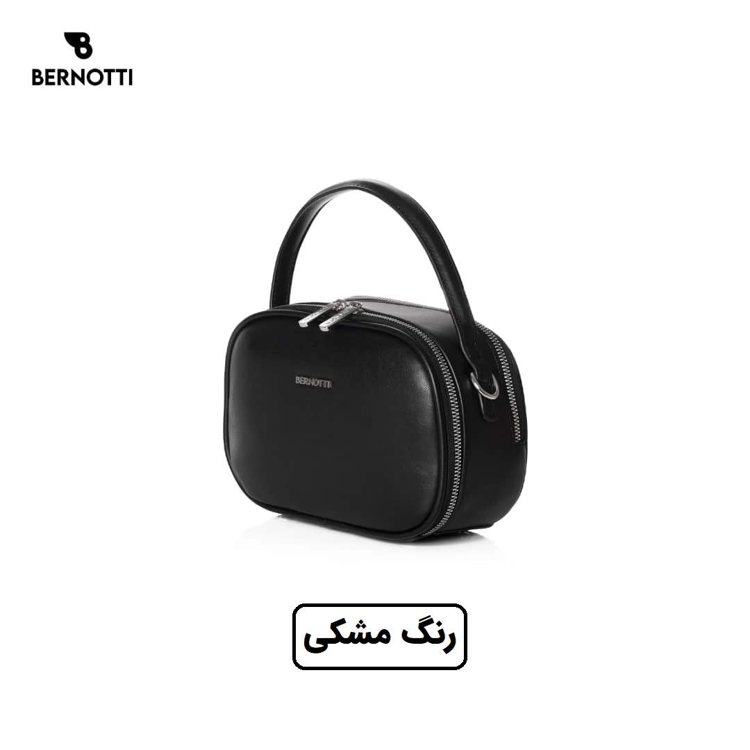 کیف دستی/رودوشی برند برنوتی مشکی مدل BERNOTTI TB-7138
