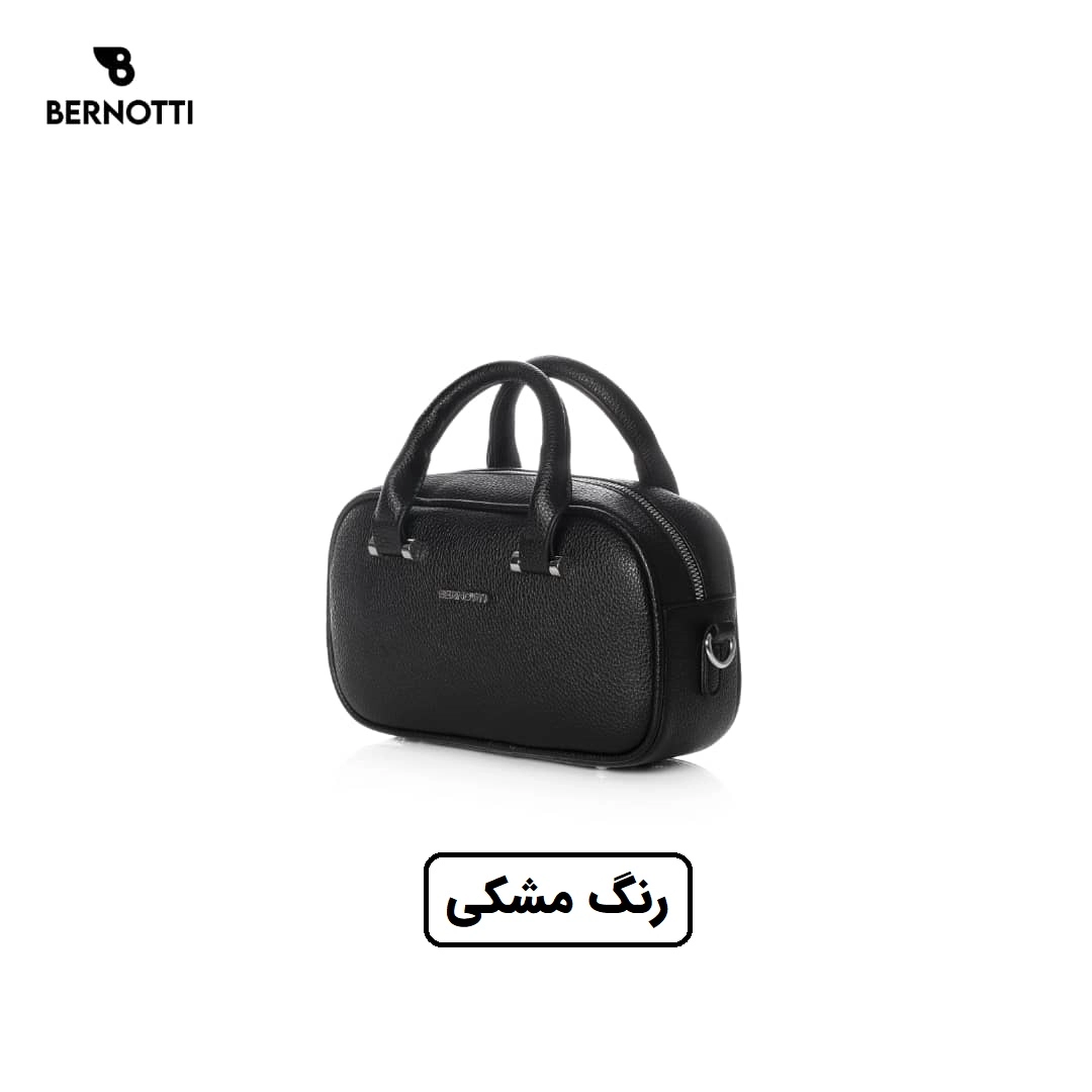 کیف دستی/رودوشی برند برنوتی مشکی مدل BERNOTTI TB-7140