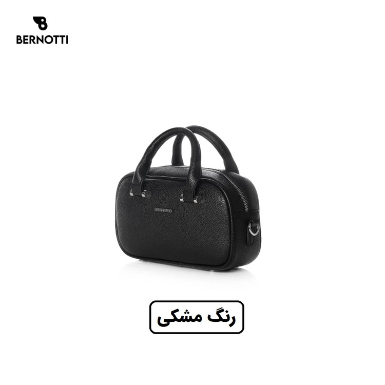 کیف دستی/رودوشی برند برنوتی مشکی مدل BERNOTTI TB-7140
