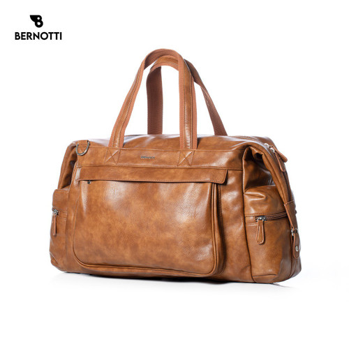 ساک سفری برند برنوتی BERNOTTI TB-7144 رنگ قهوه ای
