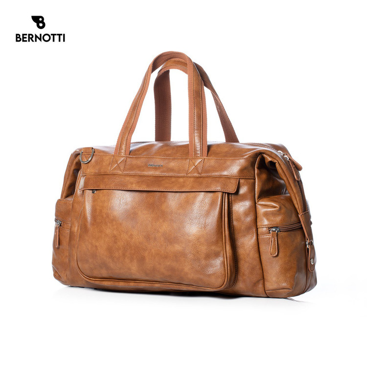 ساک سفری برند برنوتی BERNOTTI TB-7144 رنگ قهوه ای