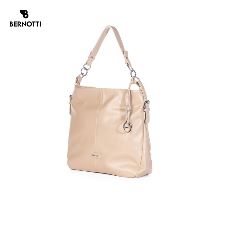 کیف دوشی زنانه برند برنوتی کرم BERNOTTI TB-7176