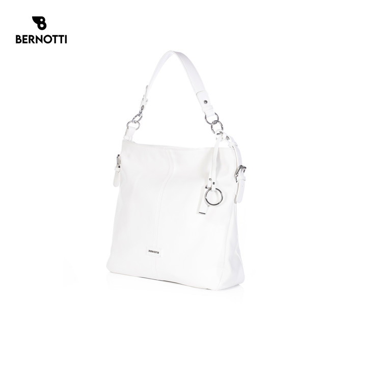 کیف دوشی زنانه برند برنوتی سفید BERNOTTI TB-7176