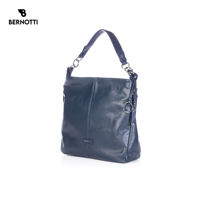 کیف دوشی زنانه برند برنوتی سرمه ای BERNOTTI TB-7176