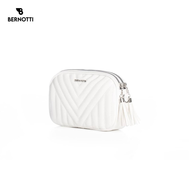 کیف رودوشی/کمری برند برنوتی سفید BERNOTTI TB-7186