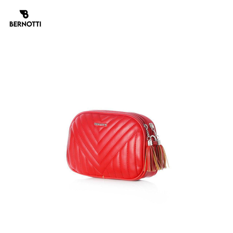 کیف رودوشی/کمری برند برنوتی قرمز BERNOTTI TB-7186