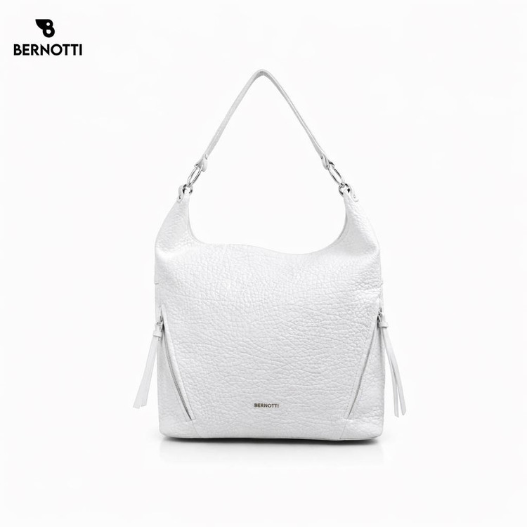 کیف دوشی زنانه برند برنوتی سفید BERNOTTI TB-7178