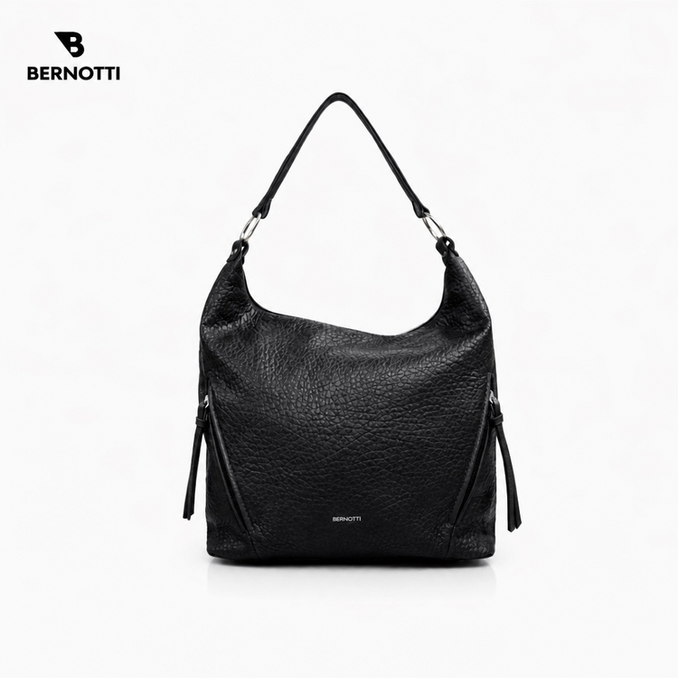 کیف دوشی زنانه برند مشکی برنوتی BERNOTTI TB-7178