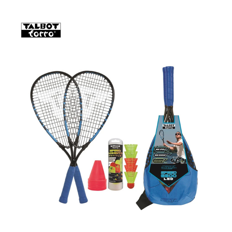 راکت بدمینتون برند تالبوت تورو TALBOT TORRO Set Speed 6600 LED