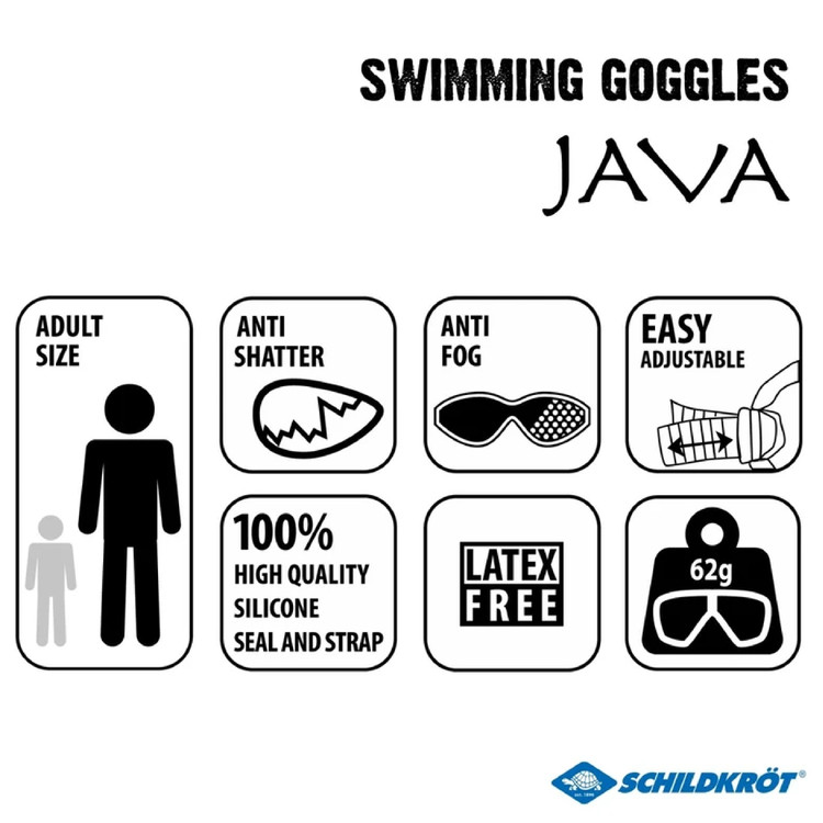 عینک شنا برند شیلدکروت SCHILDKROT Java