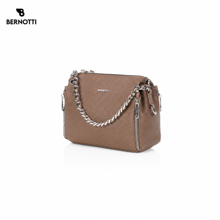 کیف رودوشی برند برنوتی قهوه ای BERNOTTI TB-7168