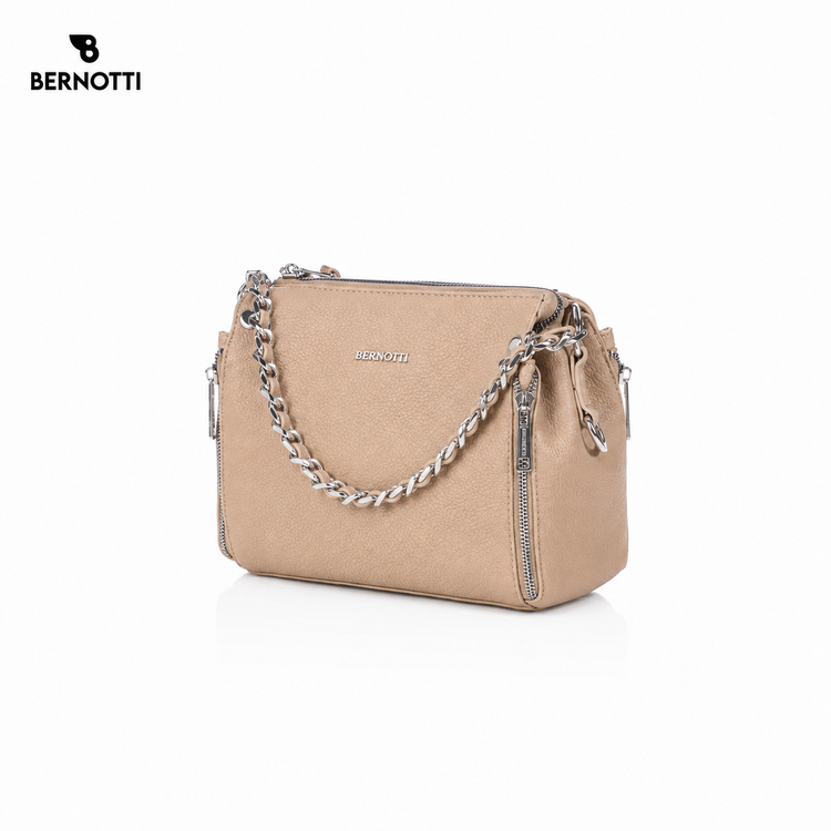 کیف رودوشی برند برنوتی کرم BERNOTTI TB-7168