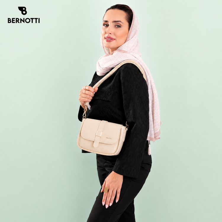 کیف رودوشی برنوتی BERNOTTI TB-7162 کرم