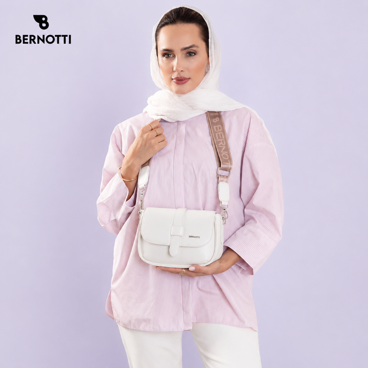 کیف رودوشی برنوتی BERNOTTI TB-7162 سفید