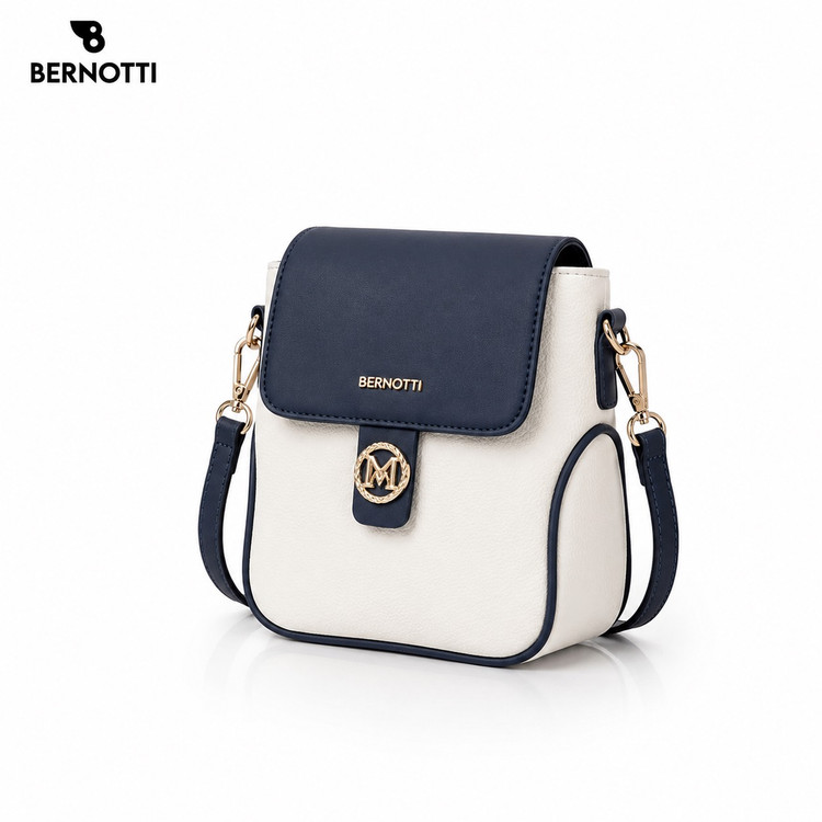 کیف رودوشی برند برنوتی سرمه ای مدل BERNOTTI TB-7190