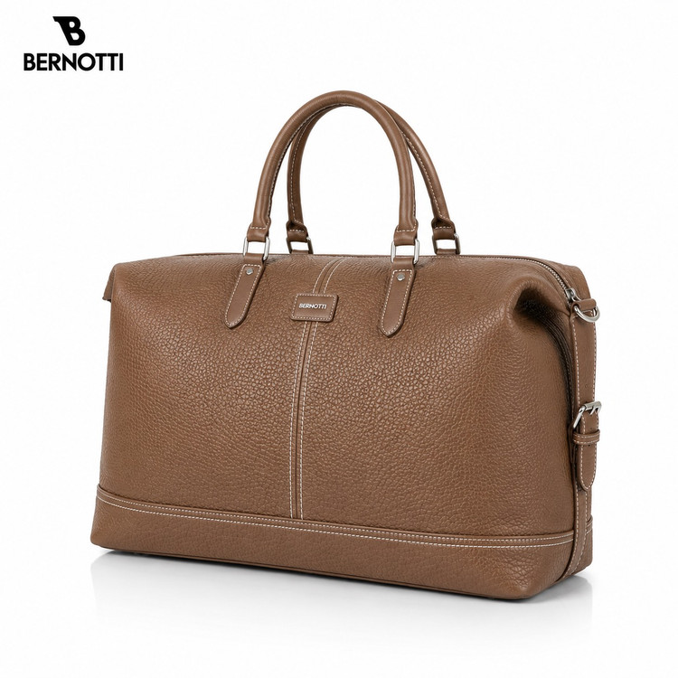 ساک سفری برند برنوتی قهوه ای مدل BERNOTTI TB-7188