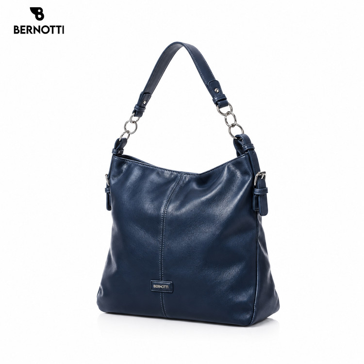 کیف دوشی زنانه برند برنوتی سرمه ای BERNOTTI TB-7176